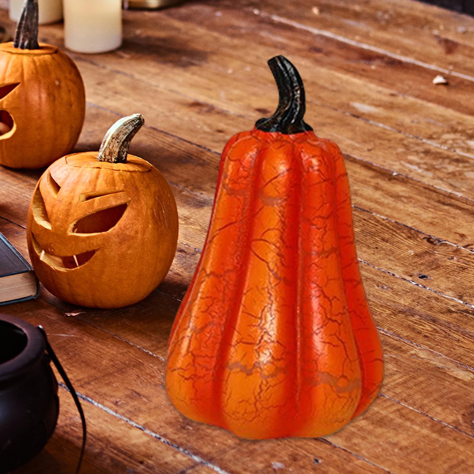 Fake Pumpkins Model Simulation Pumpkins Model DIY Harvest Decorative Realistic Artificial Vegetables for Halloween Fall Decor