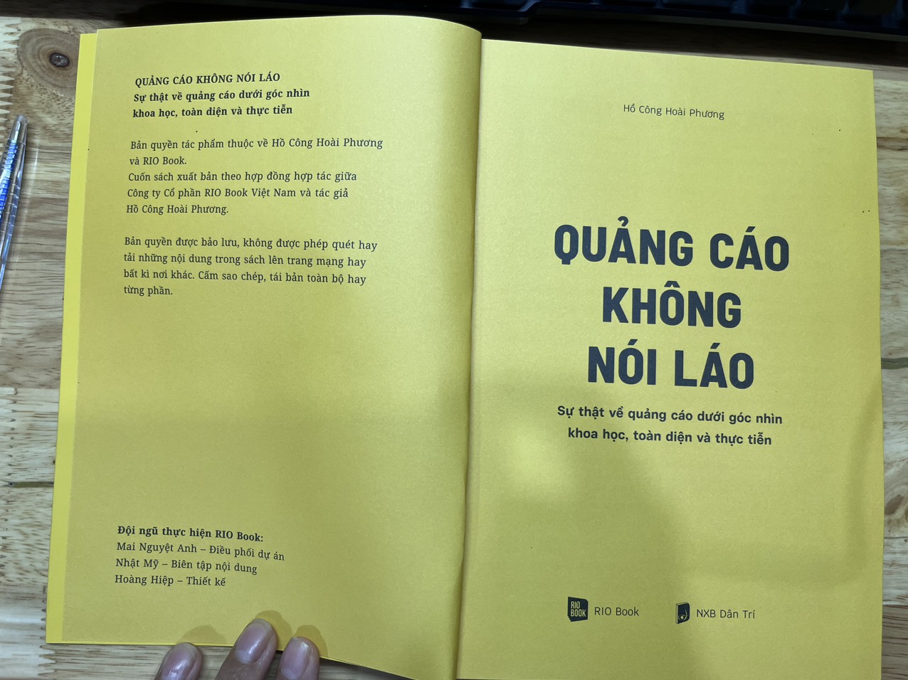 Quảng Cáo Không Nói Láo - Sự Thật Về Quảng Cáo Dưới Góc Nhìn Khoa Học, Toàn Diện Và Thực Tiễn - RIo