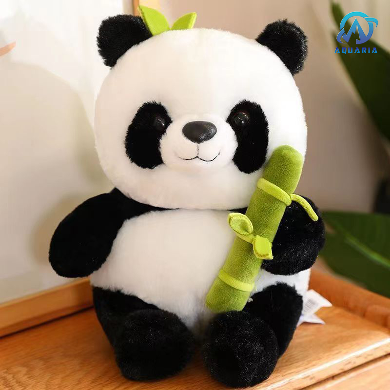 Gấu Bông Thú Bông Panda Gấu Trúc Trong Ống Tre Siêu Dễ Thương Quà Tặng Đáng Yêu