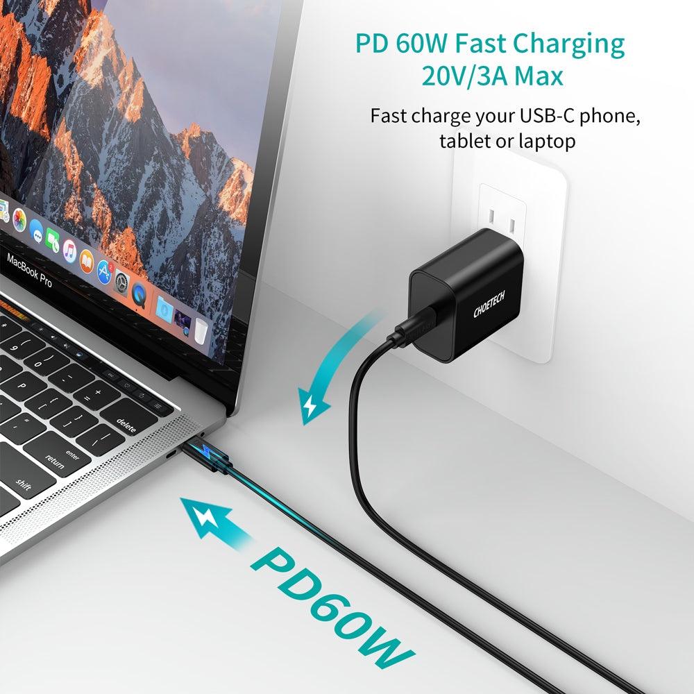 Cáp Sạc Điện Thoại USB Type C To Type C 30W Dài 1M CHOETECH CC0002-V2 ( HÀNG CHÍNH HÃNG)