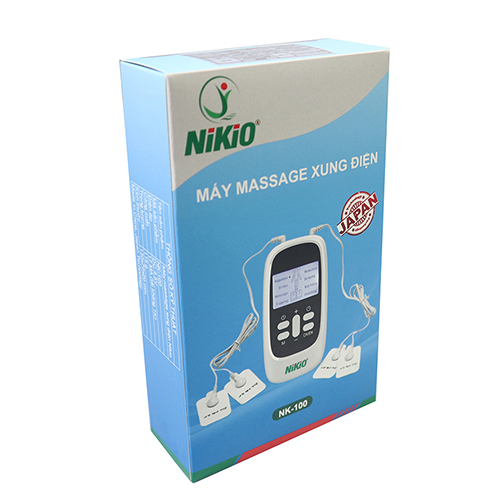 Máy massage xung điện 4 miếng dán pin sạc Nikio NK-100