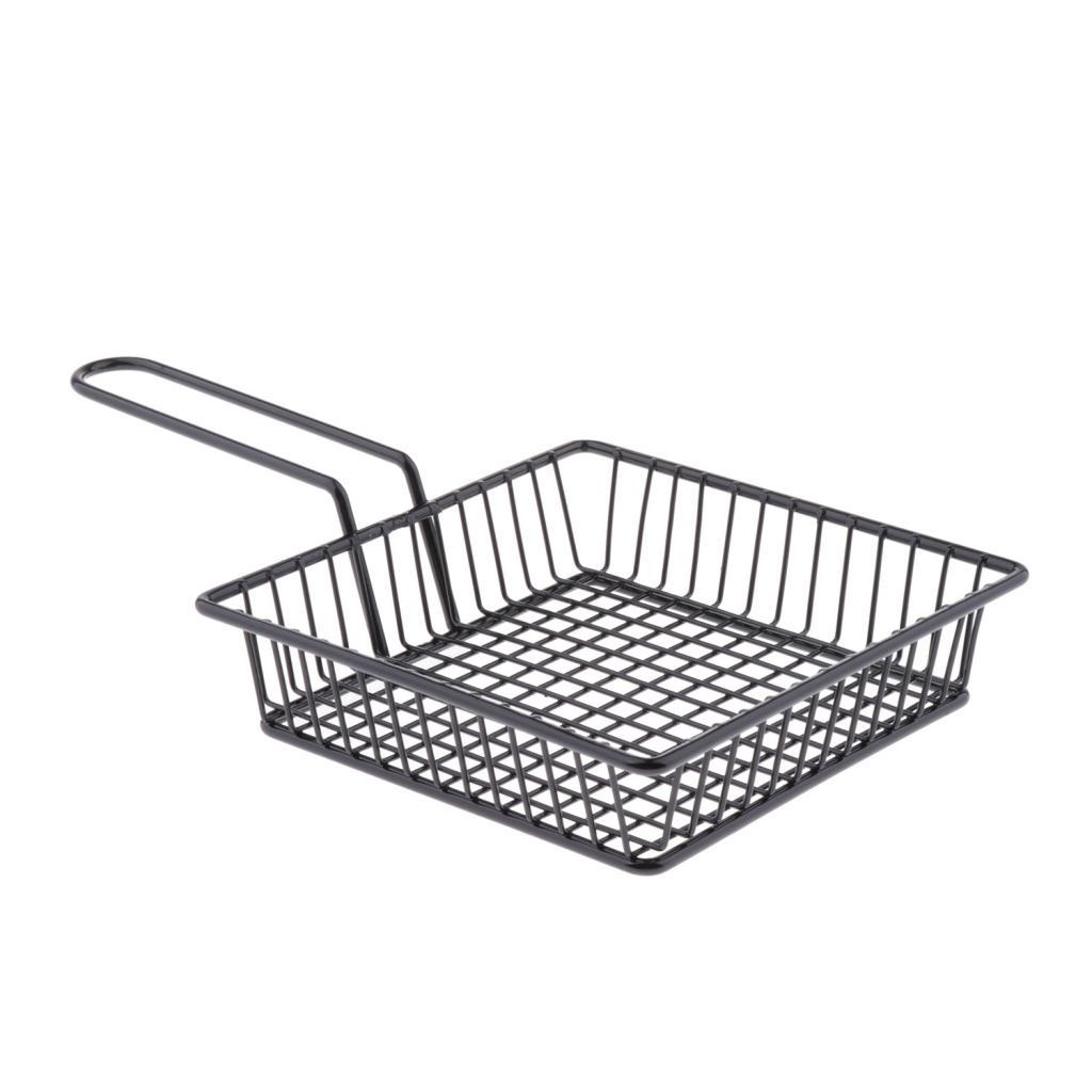 Snack Phục Vụ Giỏ Khoai Tây Chiên Khoai Tây Chiên Món ăn Thiết Bị Tiệc đen