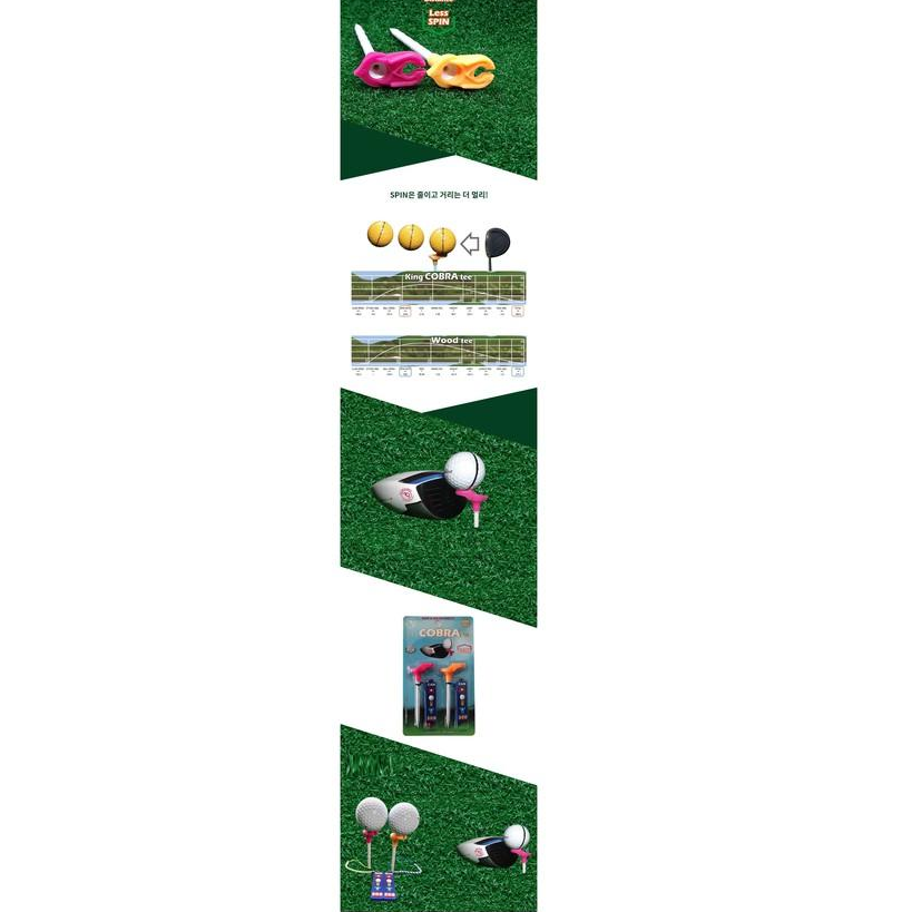 Combo 02 Dụng Cụ chơi Golf Hàn Quốc Giúp Tăng Khoảng Cách Đánh Bóng Golf Thêm 20 yard