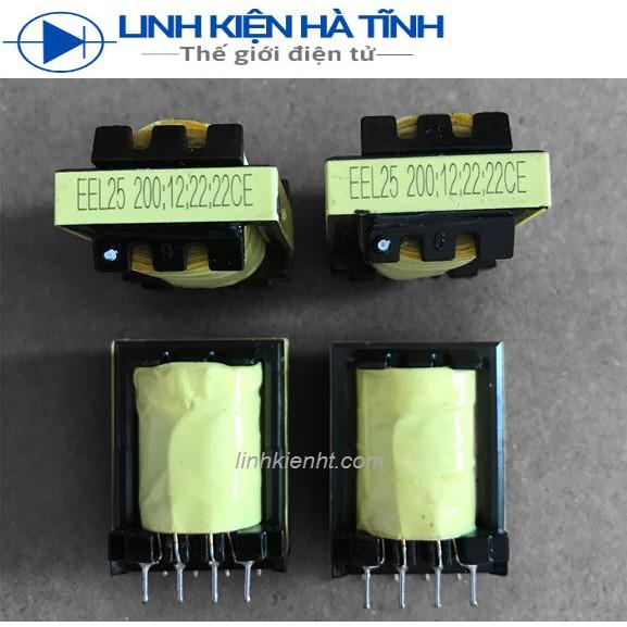 Biến áp nguồn xung máy hàn EEL25 200:12:22:22CE biến áp nguồn 24V máy hàn