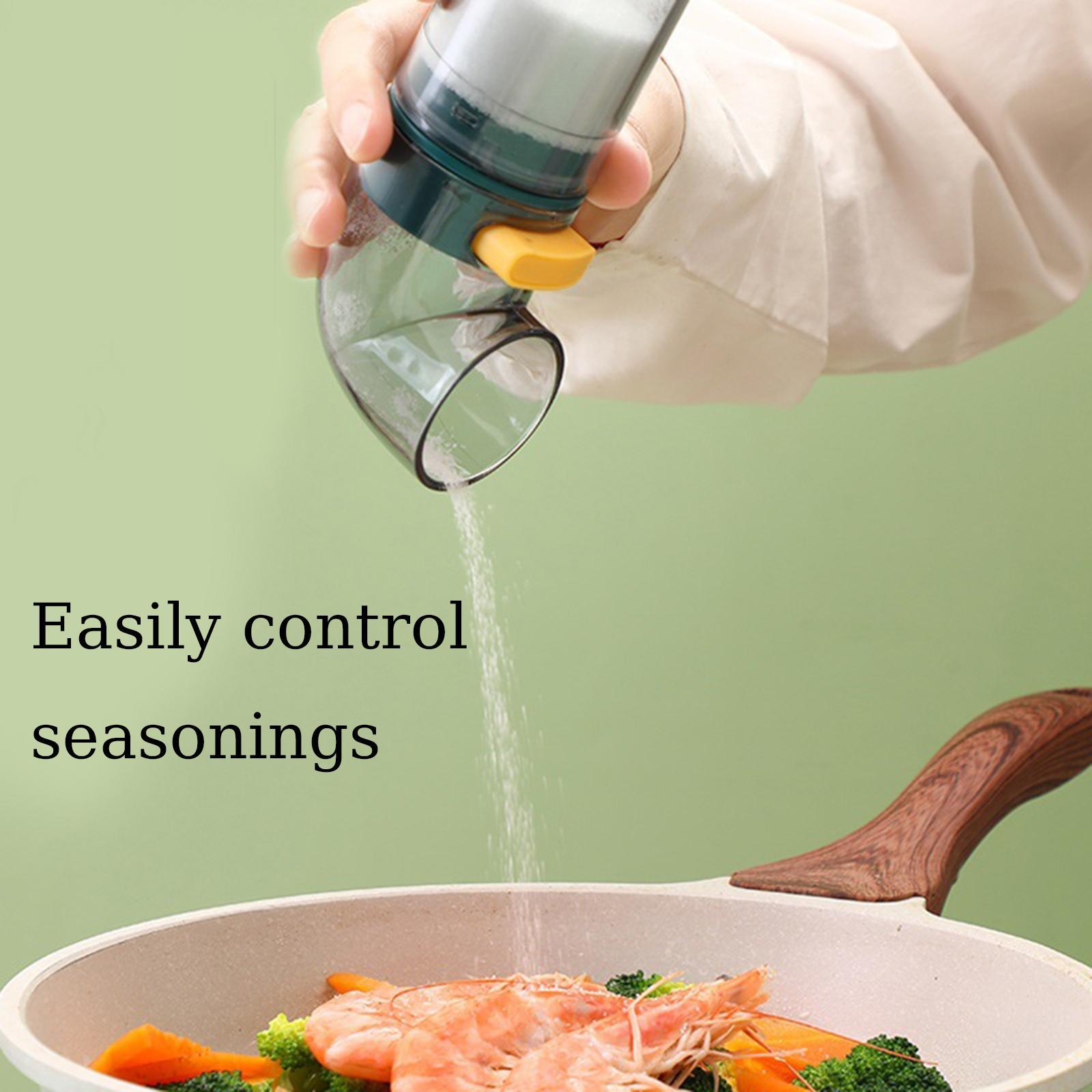 Salt Seasoning Jar Amount Dispenser Kitchen Spice Pots Seasoning Bottle Single