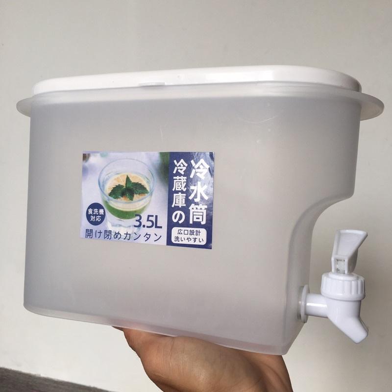 Bình Nước 3,5 Lít Có Vòi, Bình Nước Có Vòi Để Tủ Lạnh Tiện Dụng - Loại Tốt