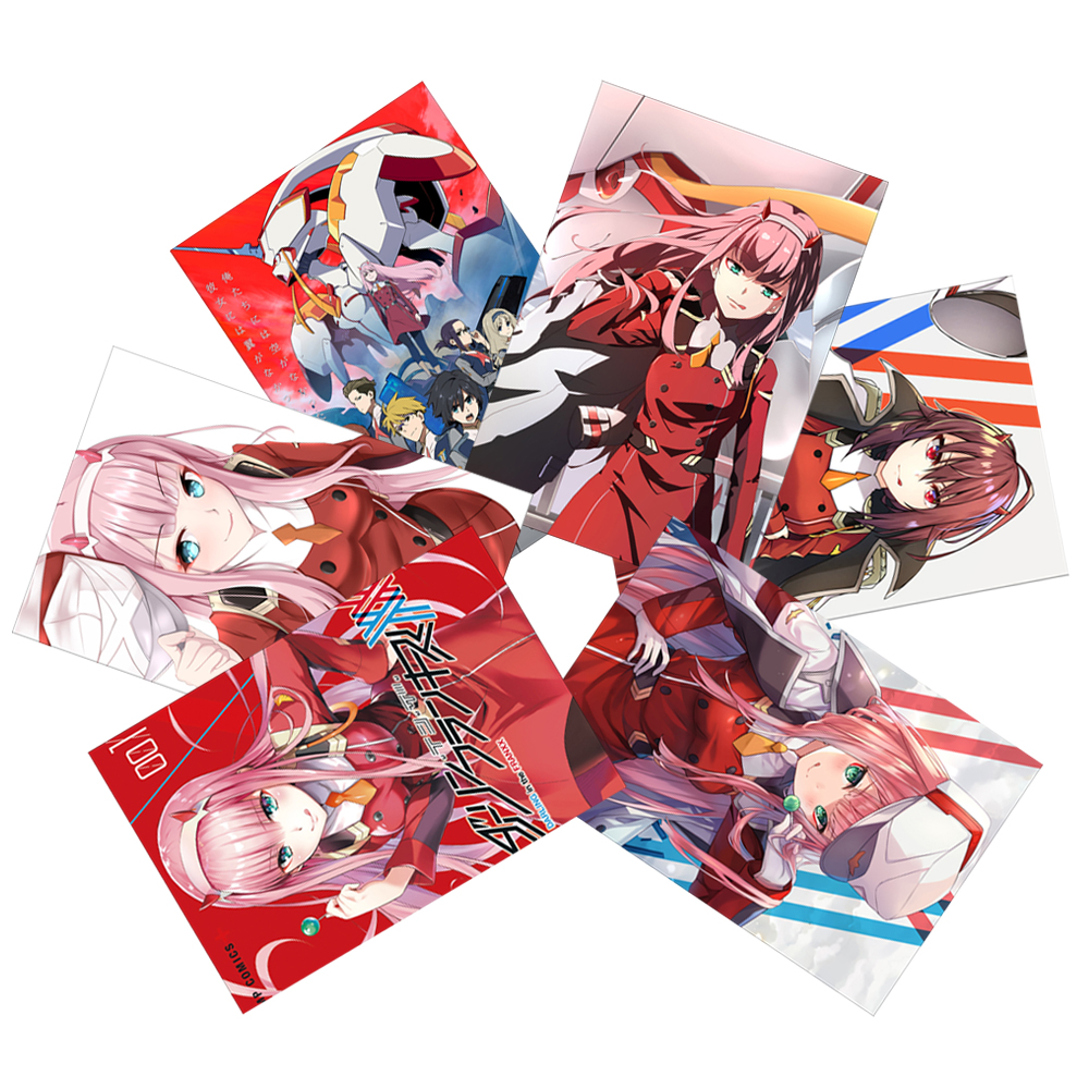 Ảnh card Darling In The FranXX  set 11 tấm nhóm và nhân vật
