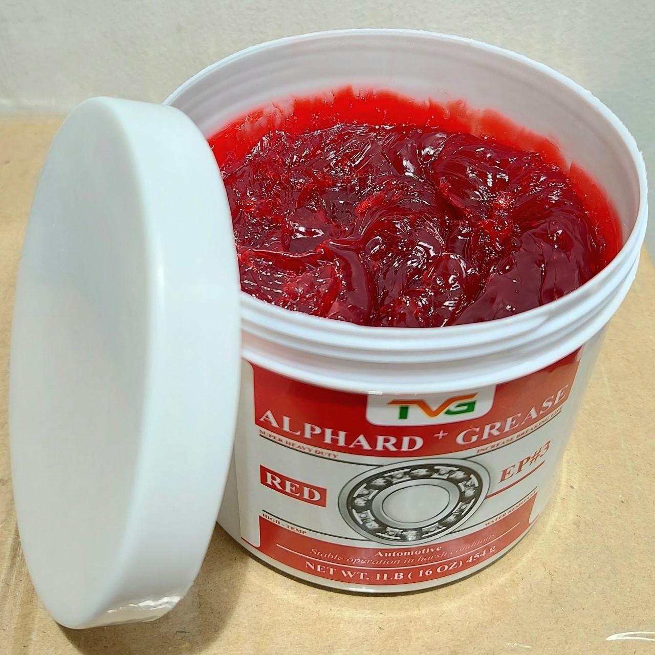 [MỠ BÒ ĐỎ CHỊU NHIỆT 280 ĐỘ - KHÁNG NƯỚC] ALPHARD GREASE RED EP3 454GR