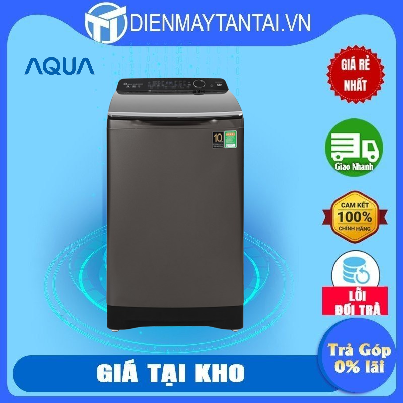 Máy giặt Aqua Inverter 13 kg AQW-DR130UGT(PS) - Hàng chính hãng (chỉ giao HCM)