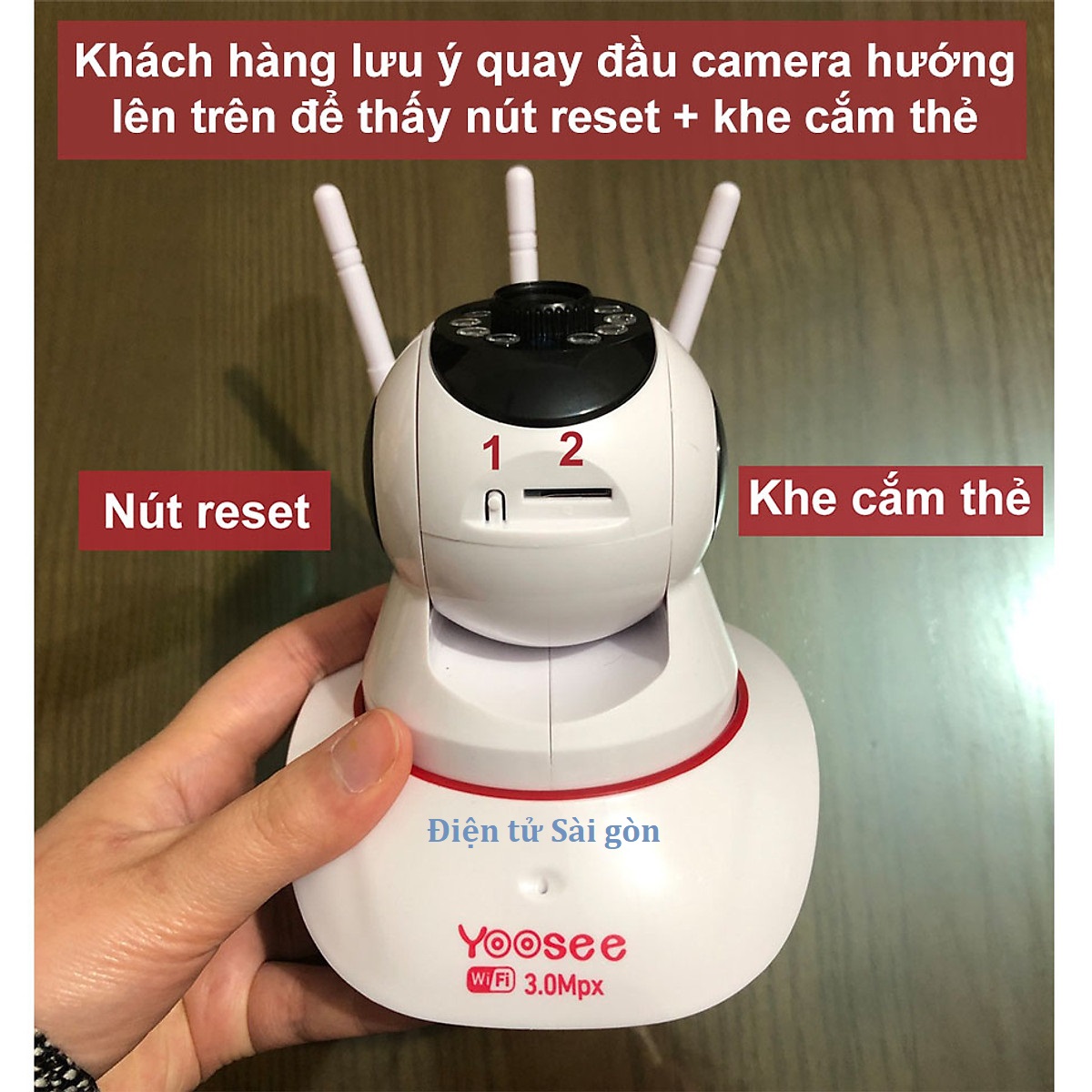 Camera Yoosee Trong Nhà Thế Hệ Mới Ban Đêm Có Màu, Đàm Thoại Hai Chiều Full HD 1080P-Hàng Nhập Khẩu