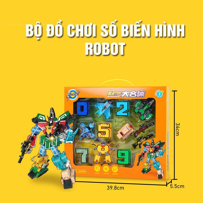 Đồ chơi Xếp hình robot từ con số