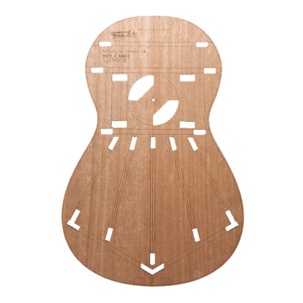 Wooden Classical Guitar Templates Body Template Luthier Supply for Torres 2