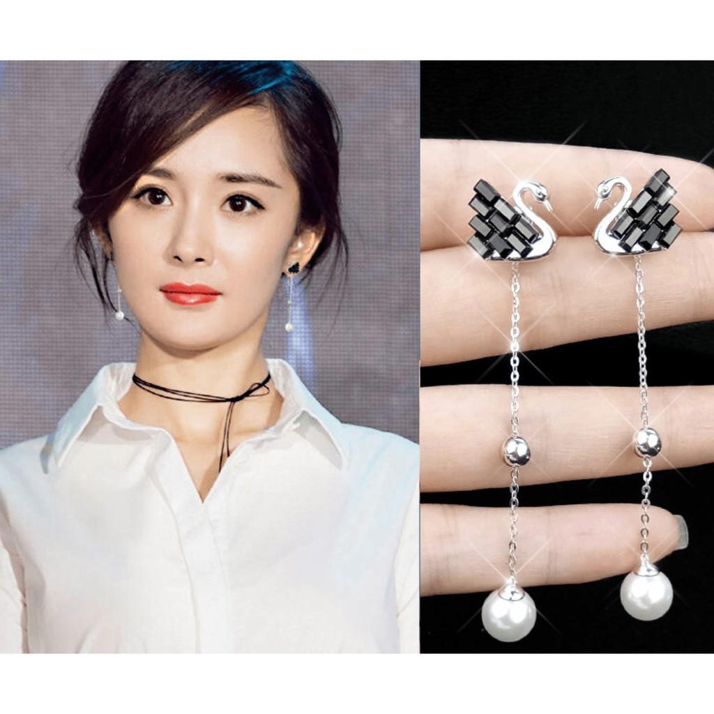 Khuyên Tai/Bông Tai Bạch Kim, Bạc S925 Phong Cách Hàn Quốc Thời Trang Nhiều Mẫu Mã Đẹp Lung Linh