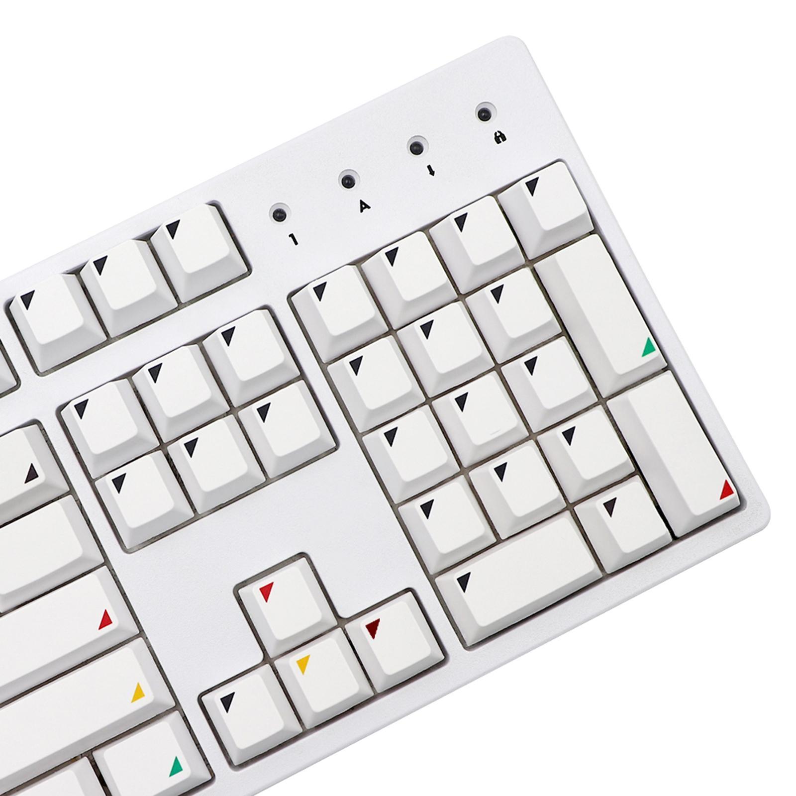 135 Keys Minimalist Theme Keycaps DIY Keyboard Parts for Cherry 61