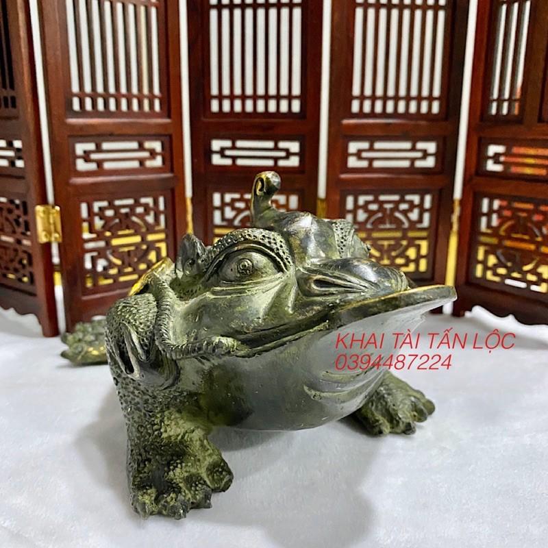 Cóc ngậm tiền , thiềm thừ tài Lộc phong thủy bằng đồng