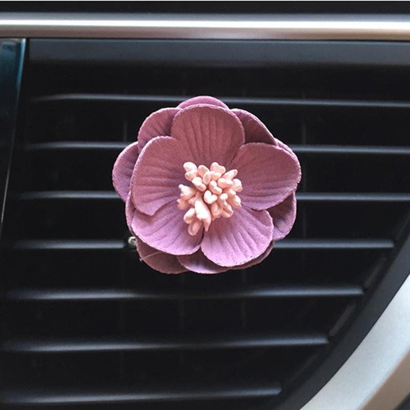 Phụ kiện khuếch tán nước hoa hình hoa sáng tạo thời trang cho xe hơi