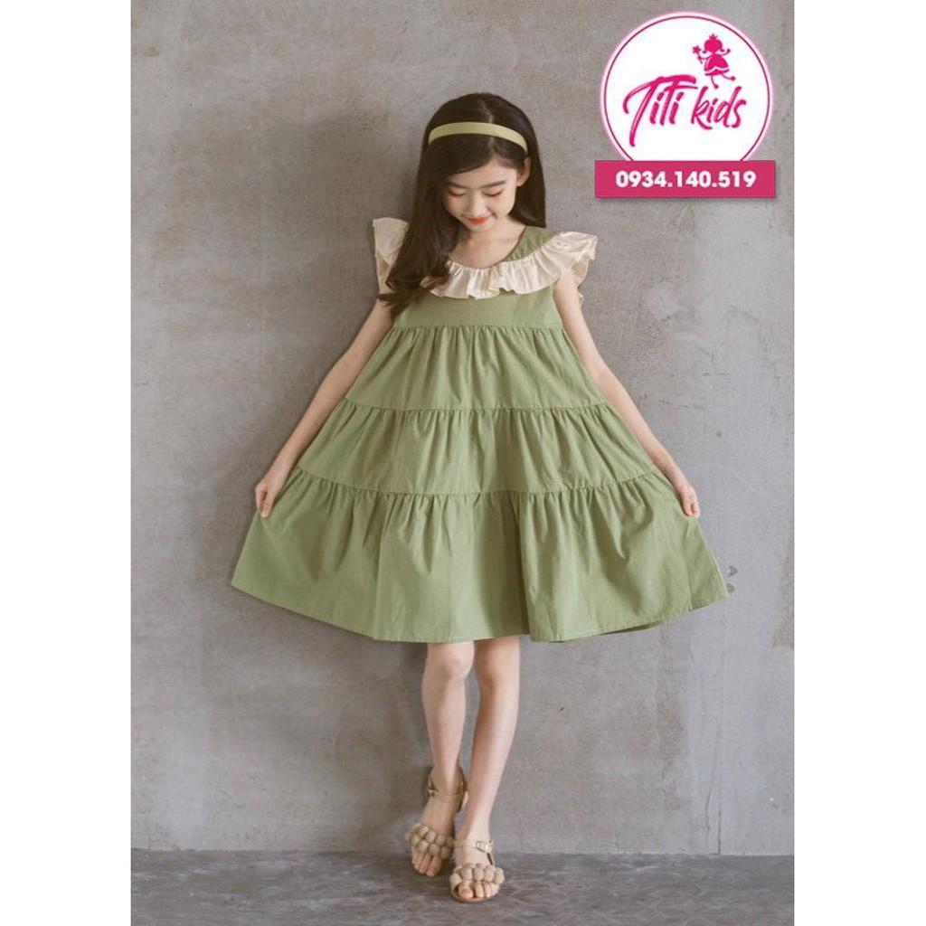 Đầm Bé Gái TiTiKids Dáng Xòe Cực Xinh V121