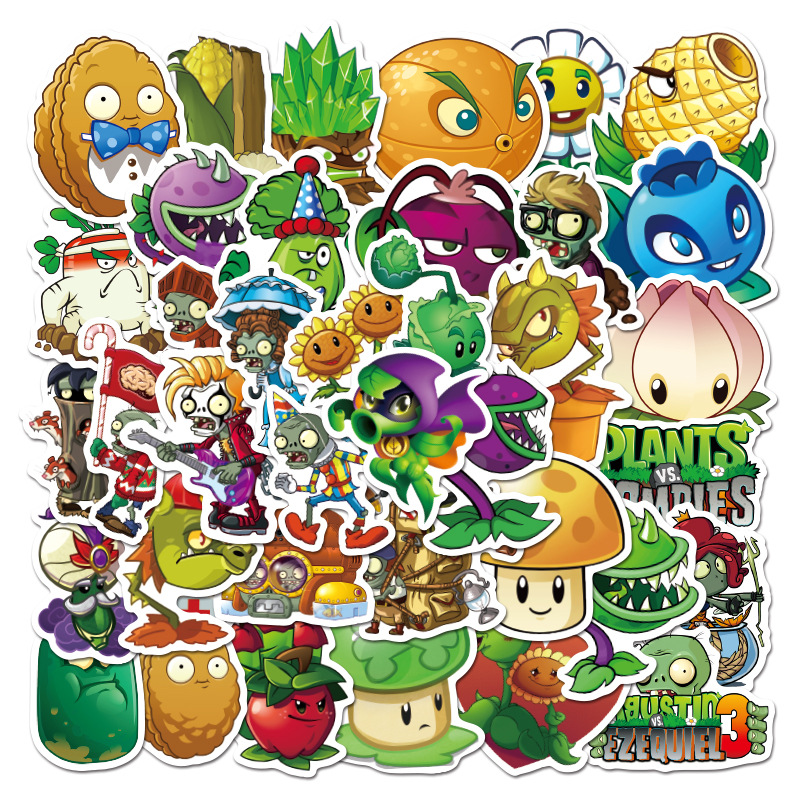 Set 60 Sticker Plant vs zombies