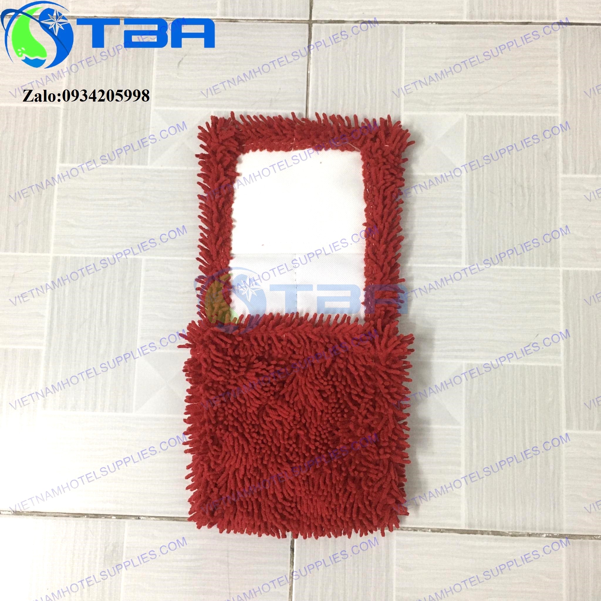 Tấm lau thay thế cho cây lau sàn công nghiệp màu đỏ cao cấp