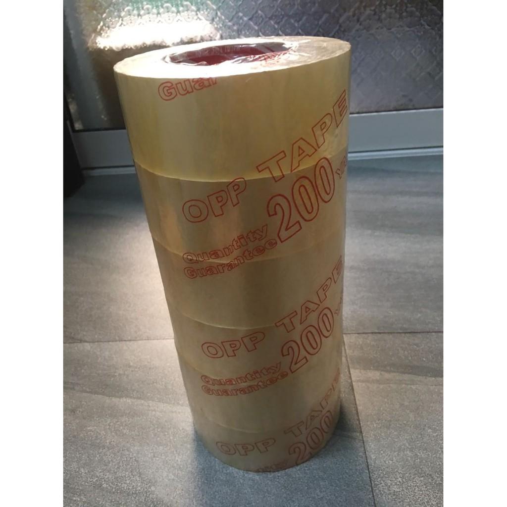 Băng keo trong / đục 200y đủ ,