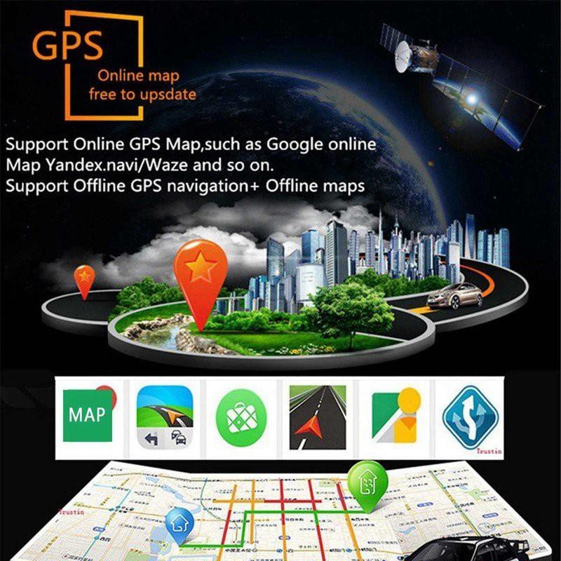 Màn hình ô tô giá rẻ- Màn hình android Wifi,GPS đa chức năng, sử dụng Tiếng Việt kèm MẶT DƯỠNG.Màn hình Android theo xe