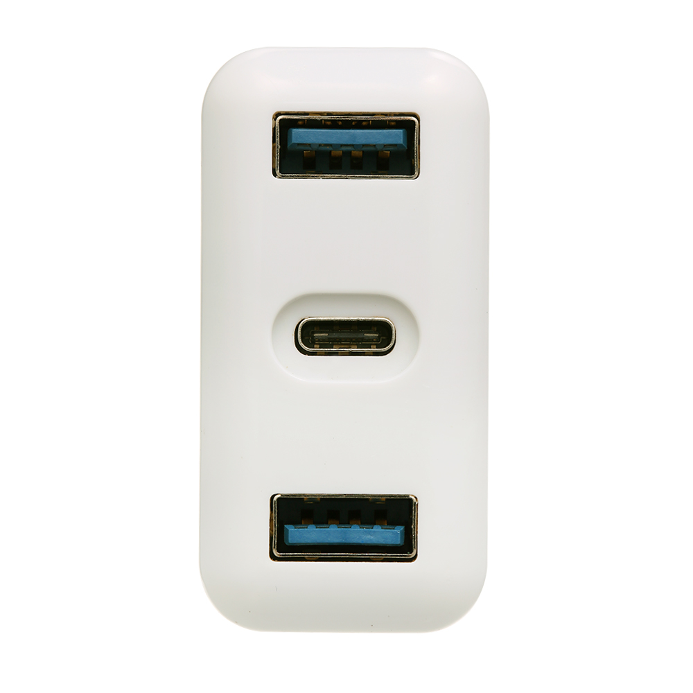 Bộ Chuyển Đổi Sạc Nhanh Di Động 2 USB 3.0+ Bộ Điều Hợp Loại C Cho Macbook
