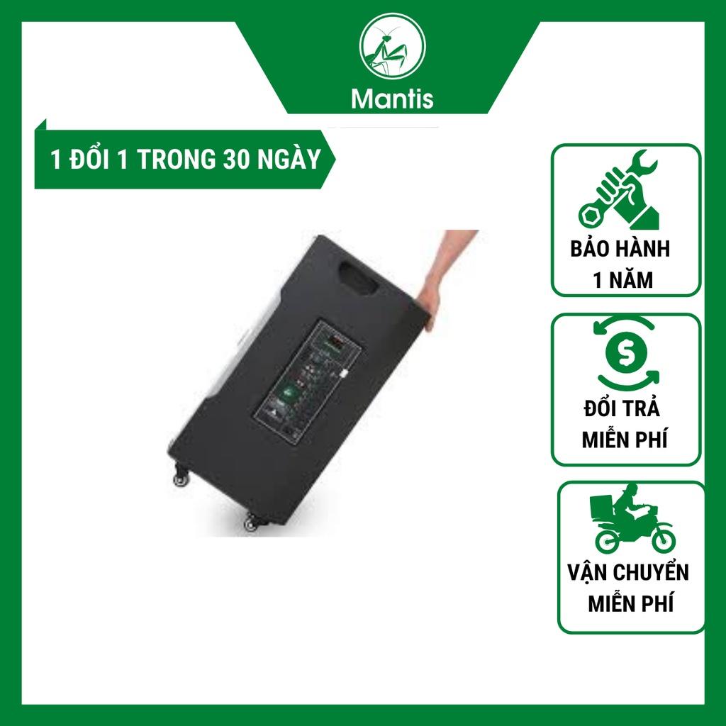 Loa kéo công suất lớn Mantis model MT15-2A công suất 550W loa 4 tấc tặng 2 micro hút âm