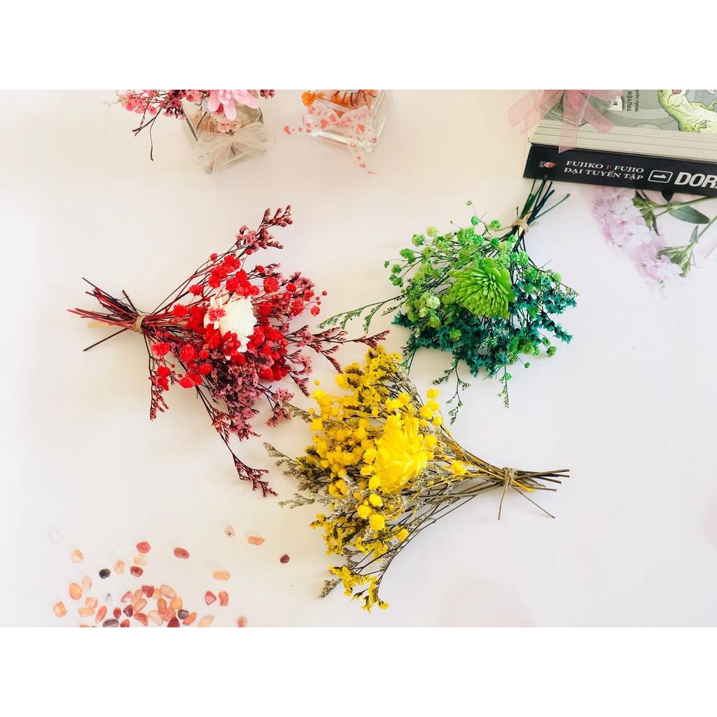 Lọ hoa thủy tinh khô - Hoa trang trí nhà cửa, phòng làm việc - Decor chụp ảnh.