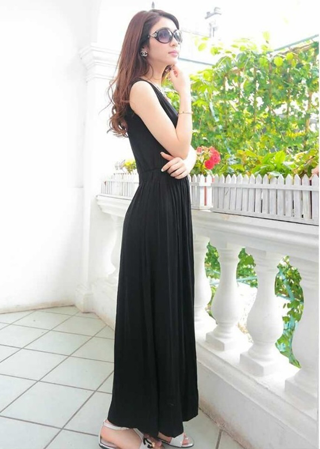 Đầm thun dáng dài freesize Haint Boutique b20