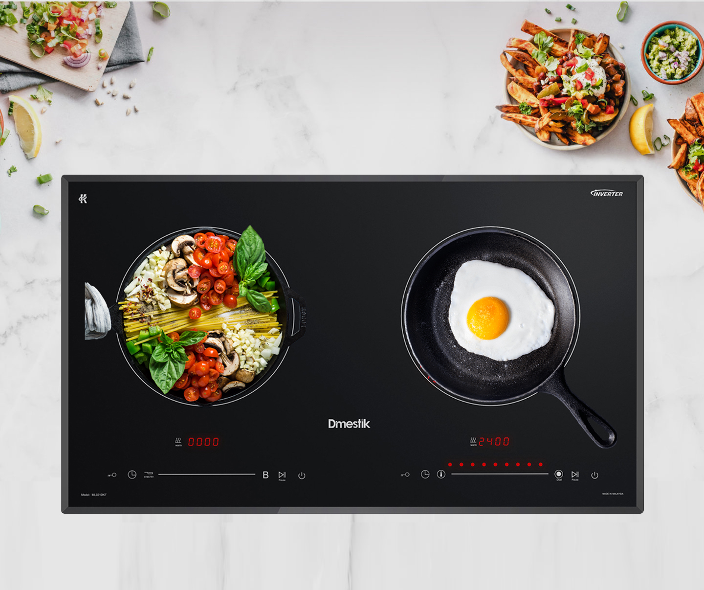 Bếp từ hồng ngoại D'mestik ML921 DKT - Hàng Chính Hãng
