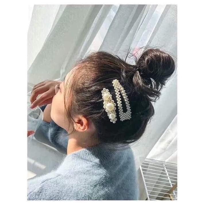Kẹp Tóc Trend Đính Hạt Sang Chảnh
