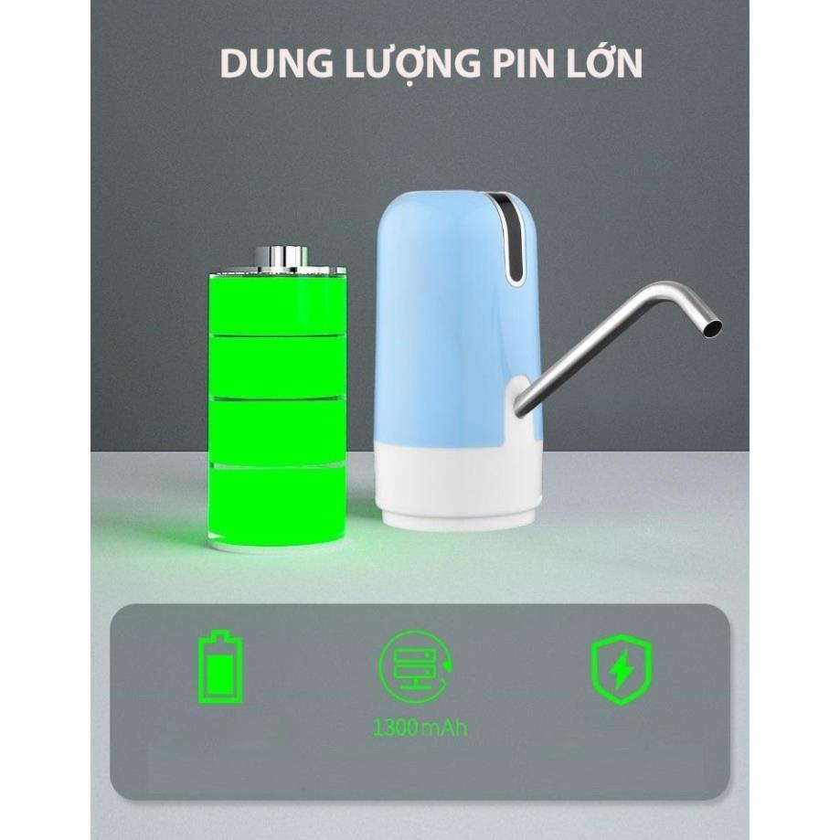 Máy bơm bình nước mini thông minh - Máy bơm nước tự động cho bình nước sạc pin cổng USB tiện lợi