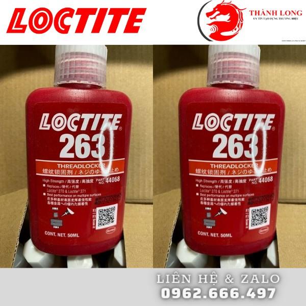 Keo loctite khoá ren 263 - 50ml và 250ml