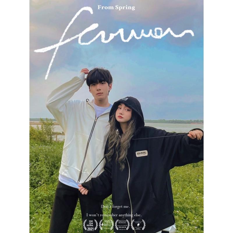 Áo Khoác Hoodie chi tiết inox ko rĩ OhNil
