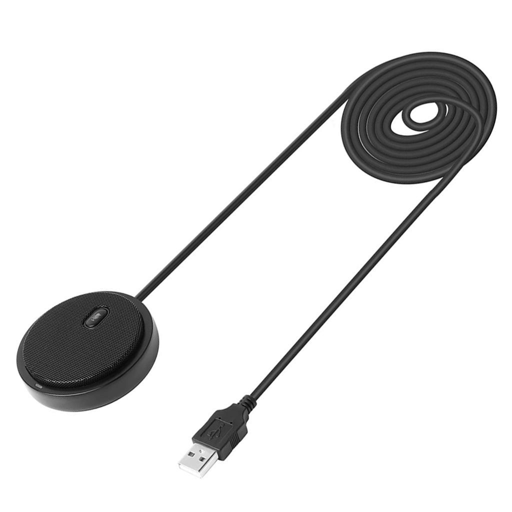 USB Microphone PC Laptop Stereo Omnidirectional Condenser for for Business Video Conference, Recording, Chat, Skype, Online Meeting, Gaming