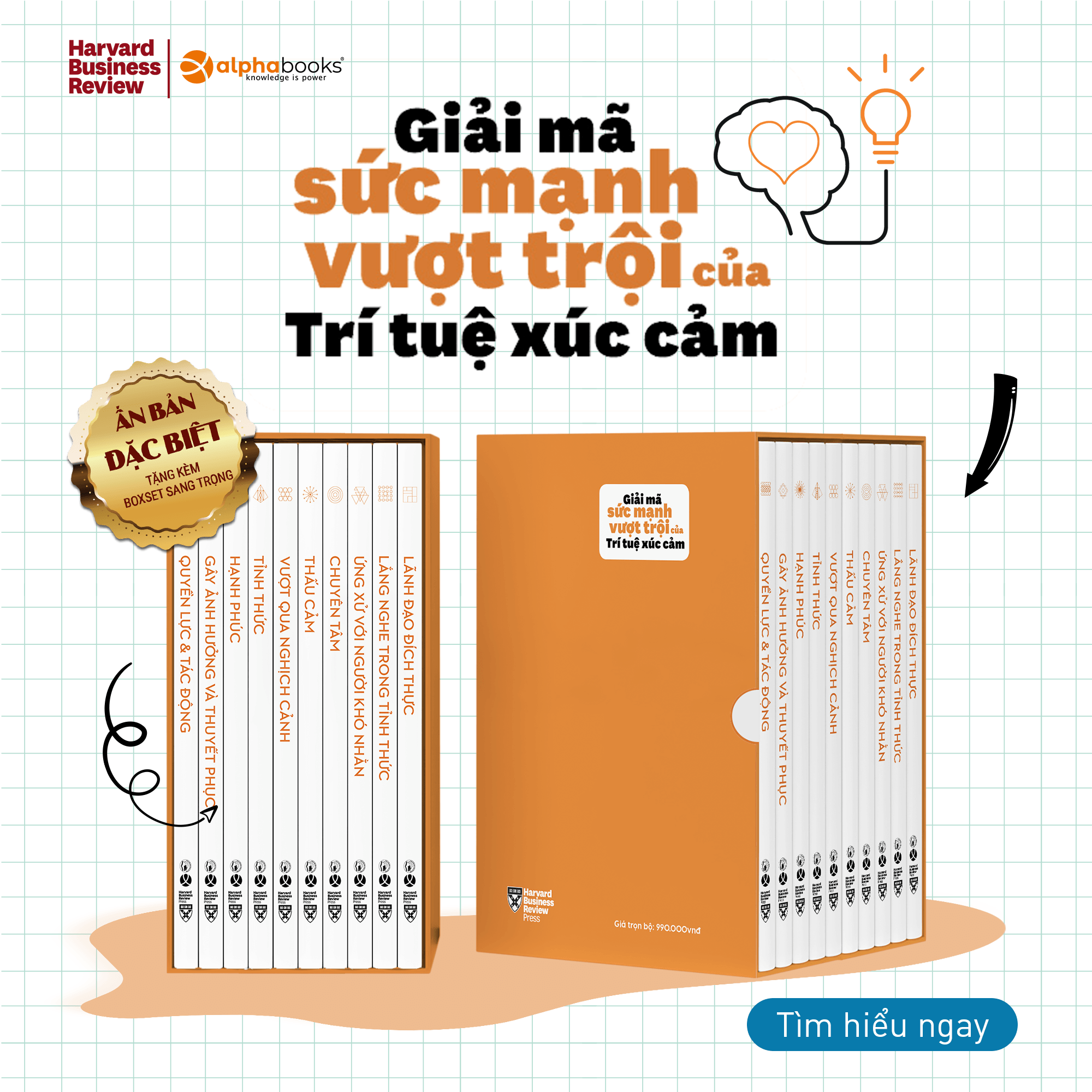 Sách - HBR Trí Tuệ Xúc Cảm – Emotional Intelligence (Bộ 10 Cuốn)