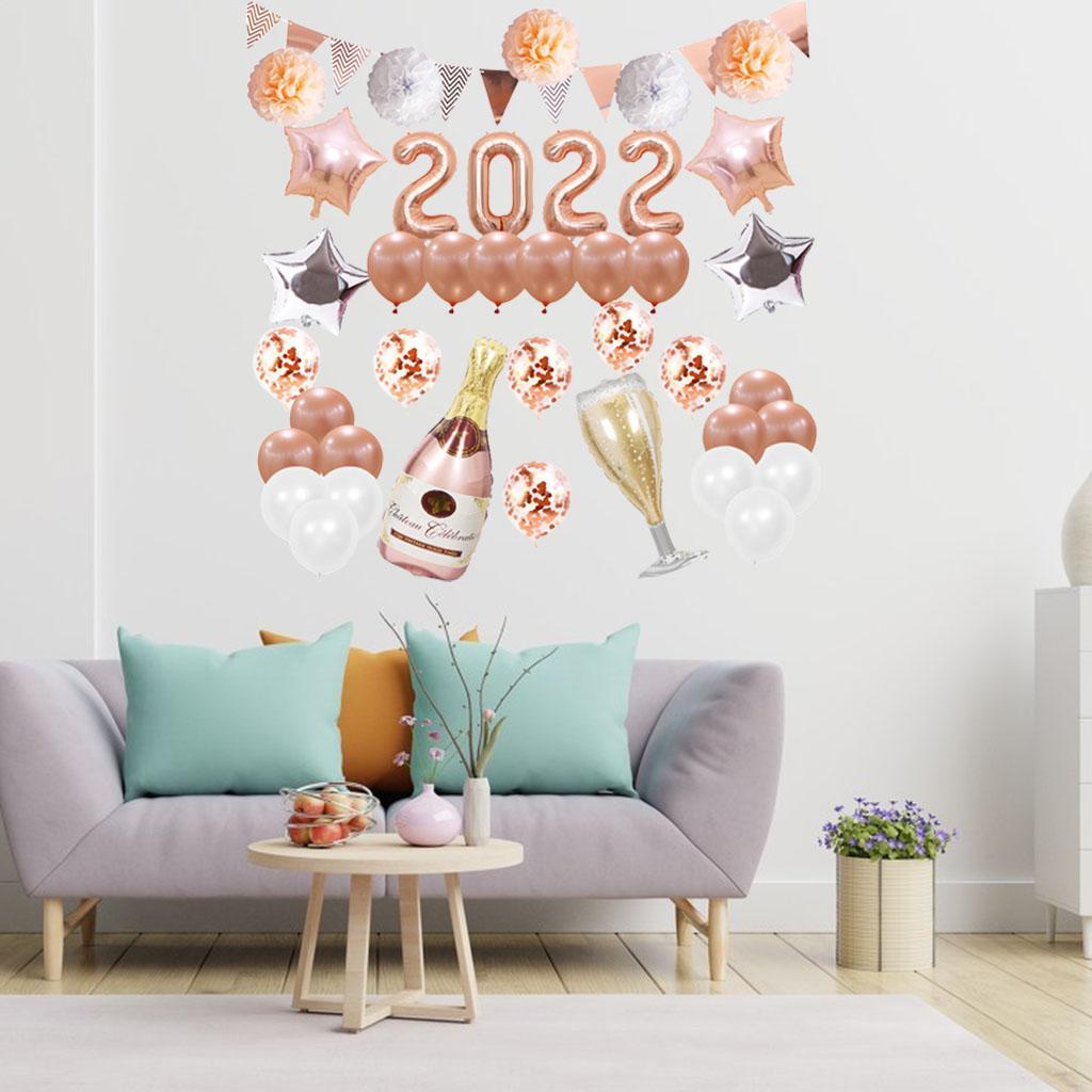 2 Set Merry Christmas Balloon Banner Kit Indoor Decoration