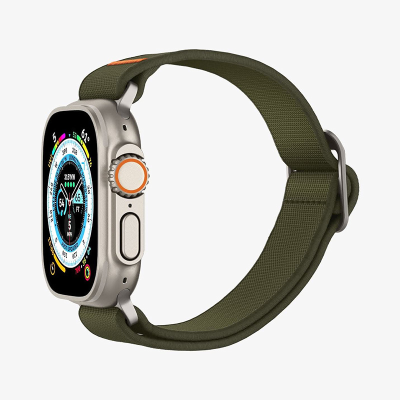 Dây Đeo SPIGEN Lite Fit Ultra Cho Apple Watch (49/46/45/44/42mm) Vải Dệt Nylon Linh Hoạt Và Nhẹ Nhàng Hàng Chính Hãng