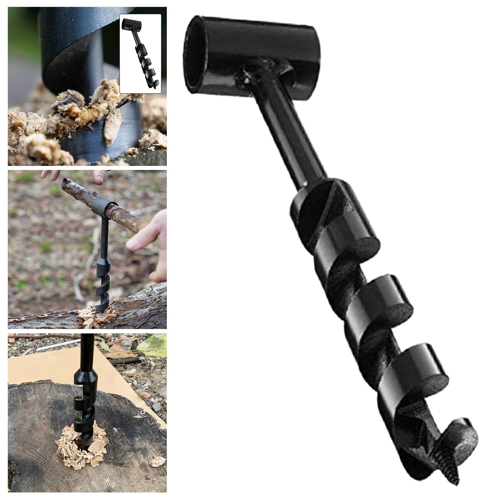 Garden Bits Hole Tool Shaft Drill Manual Drill Bit for Wood Drilling Backpacking