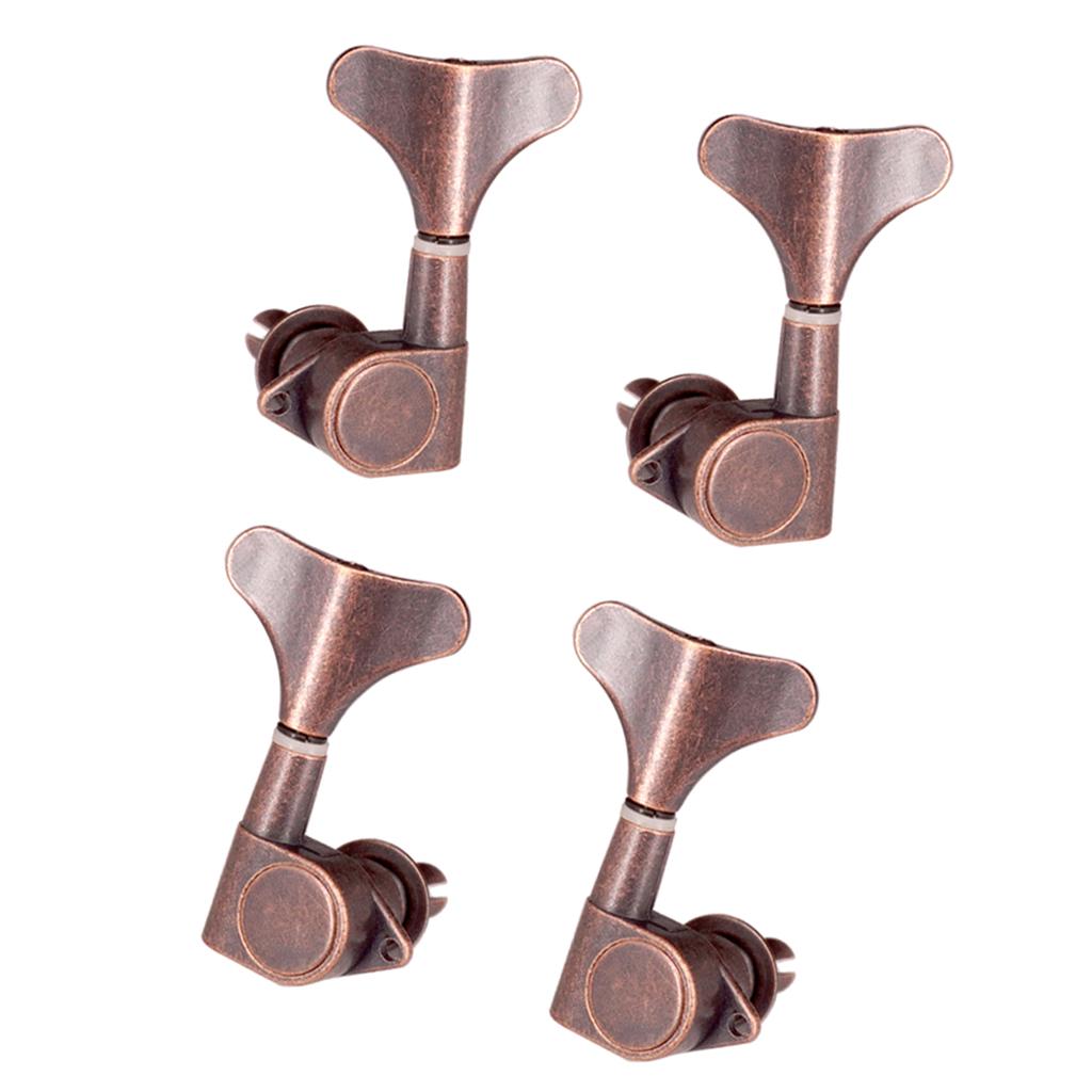 Đuôi Cá Nút Bass Dây Chỉnh Âm Chốt Phím Máy Đầu 2L2R Đồng Đỏ