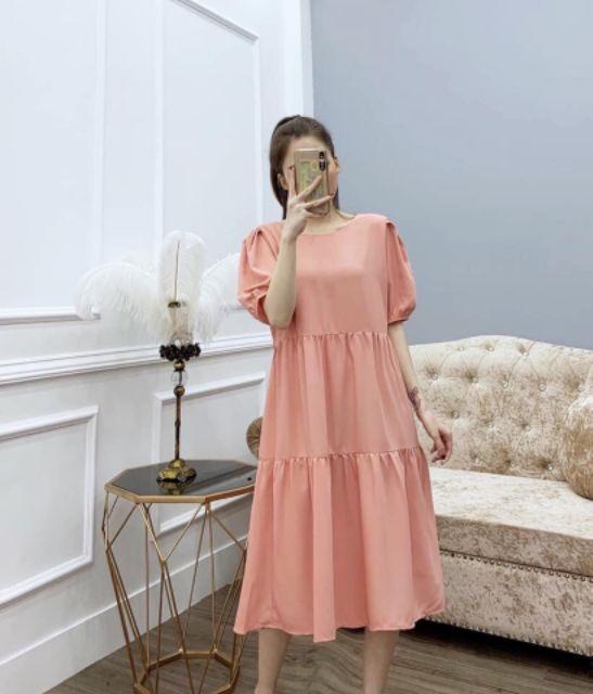 Váy suông A rộng - Váy bầu