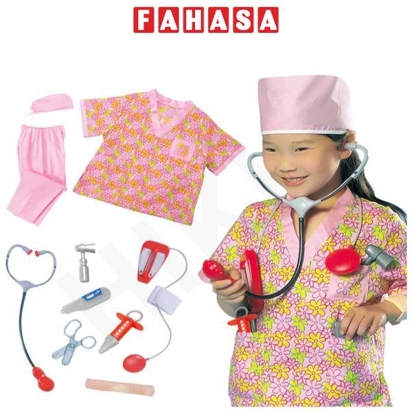 Bộ Trang Phục Y Tá - Hóa Trang Halloween Bé Gái - 3 - 8 Tuổi - Le Sheng 0968
