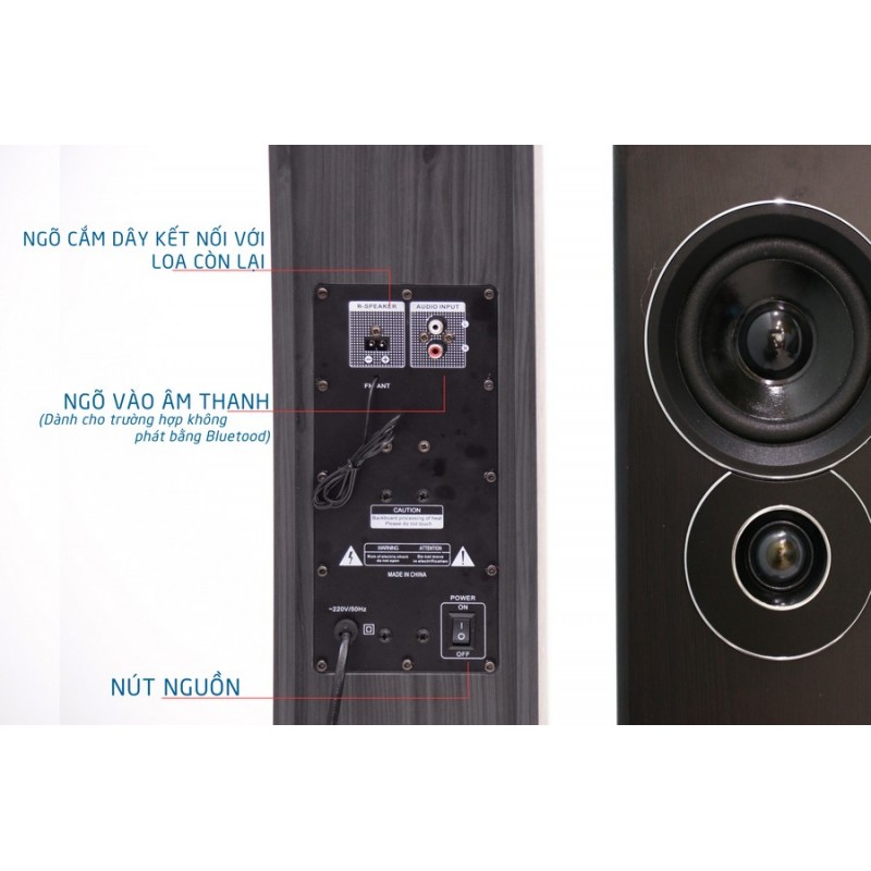 Bộ 2 Loa Karaoke Bluetooth PF