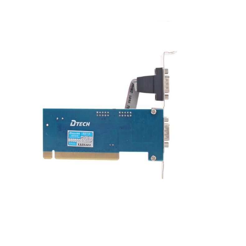 Card PCI sang com 9 RS 232 Dtech PC 0012