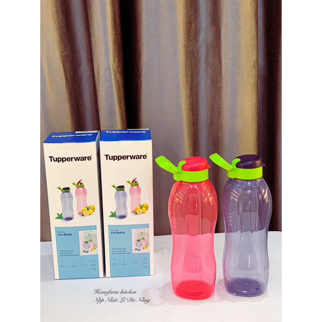 Bình nước Eco bottle 1.5L - Nhựa nguyên sinh. Hàng Chính Hãng Tupperware