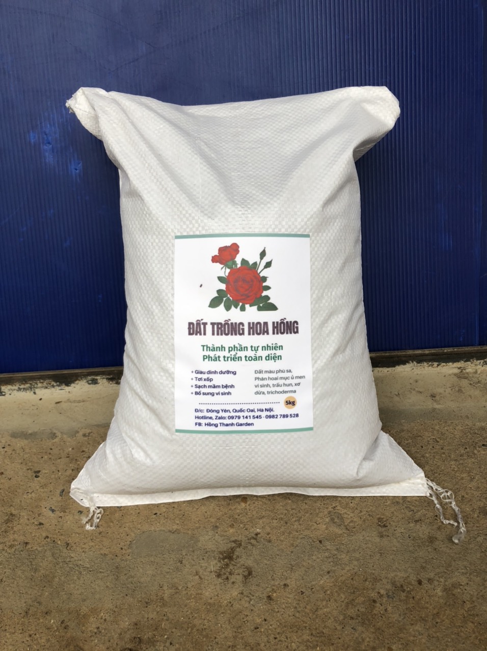 Đất trồng hoa hồng cao cấp, Giá thể hữu cơ cao cấp dùng cho Hoa Hồng, Cây Cảnh, Rau sạch