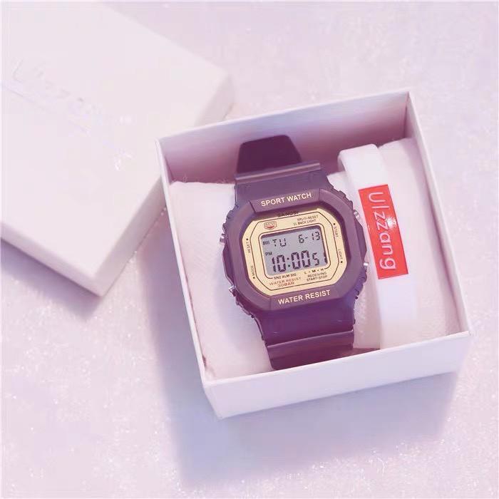 Đồng hồ unisex thể thao Sport Watch Sanosi dây cao su cao cấp chống nước chống xước tốt