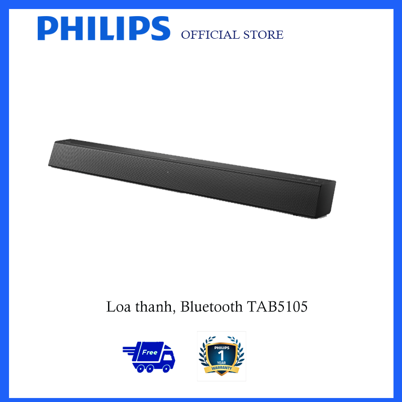 Loa thanh bluetooth Philips hàng chính hãng- TAB5105/98, Model 2022