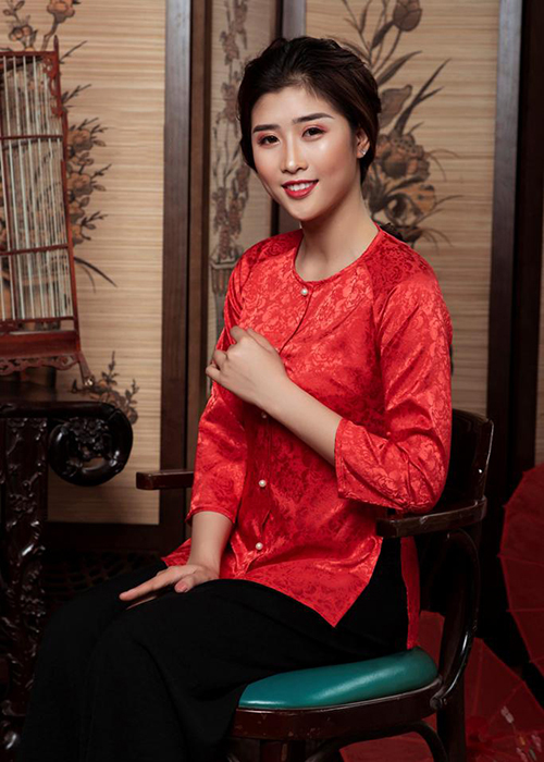 Áo Bà Ba Màu Đỏ