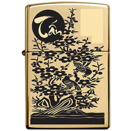 Bật Lửa Zippo 254B Khắc Hình Độc Đáo